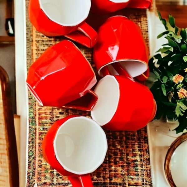 Hi-Luxe Porcelain Cup 6pc